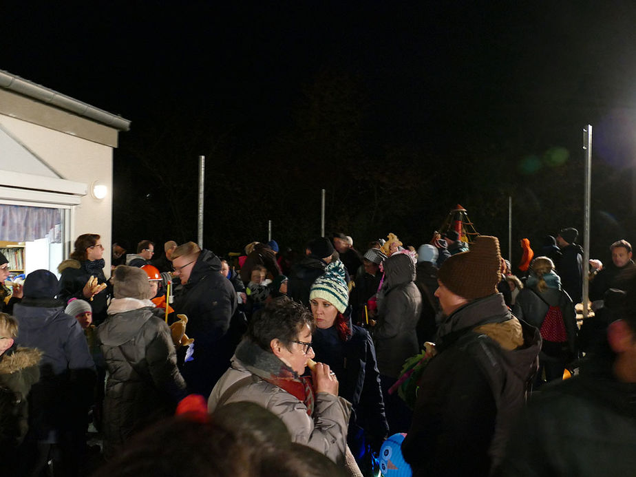 Sankt Martin Laternenumzug durch die Stadt (Foto: Karl-Franz Thiede)